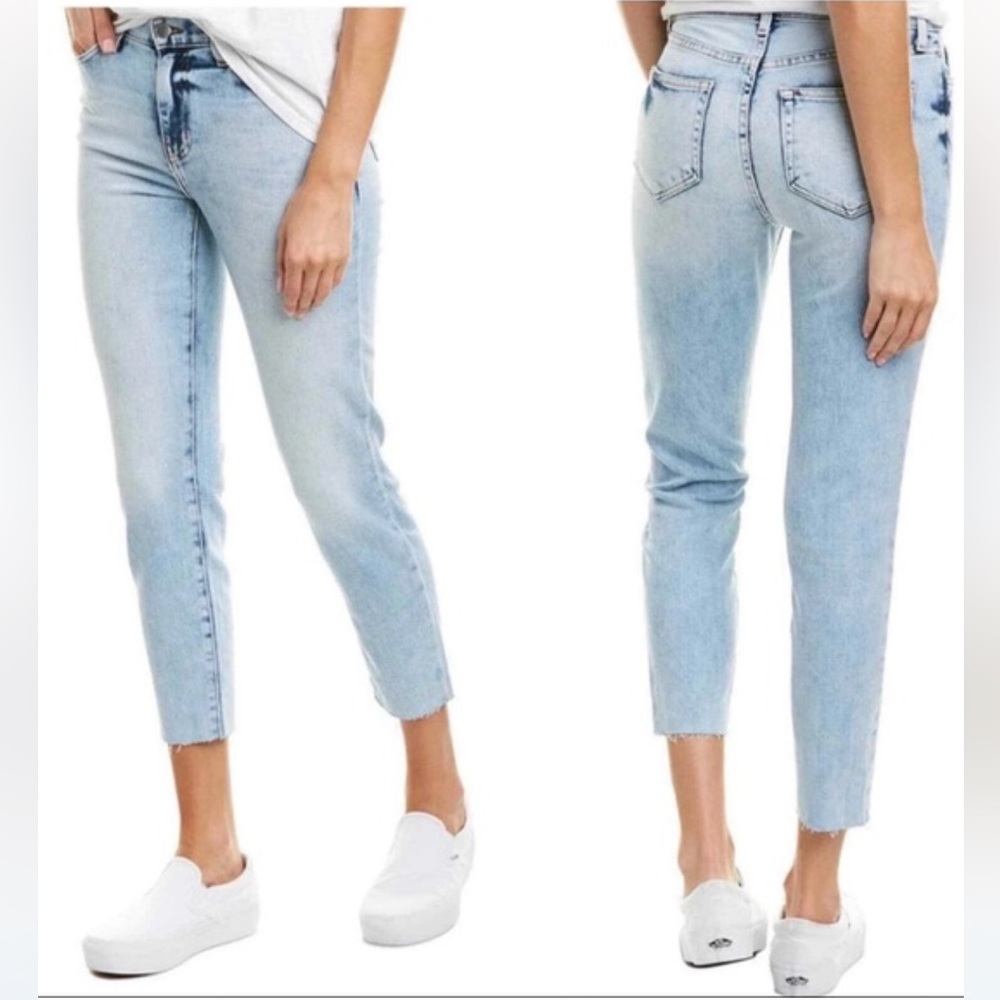 L’AGENCE EL MATADOR SLIM HIGH RISE JEANS MARBLE WASH